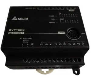 DVP16EC00R3 16 Point, 8DI/8DO (Relay), 100~240 AC Power , 2 COM: RS232 & RS485